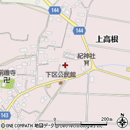 千葉県市原市上高根592周辺の地図