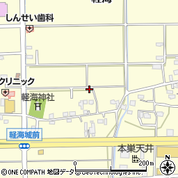 岐阜県本巣市軽海471-1周辺の地図
