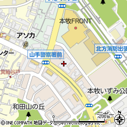 横浜銀行新本牧支店 ＡＴＭ周辺の地図