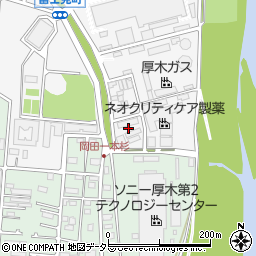神奈川県厚木市旭町4丁目17周辺の地図