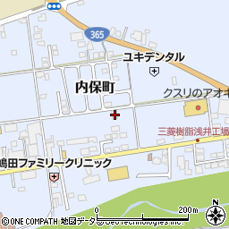 滋賀県長浜市内保町2745周辺の地図