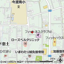 岐阜県可児市下恵土829周辺の地図