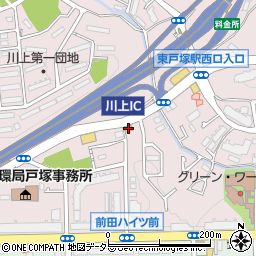 リンガーハット横浜川上インター店周辺の地図