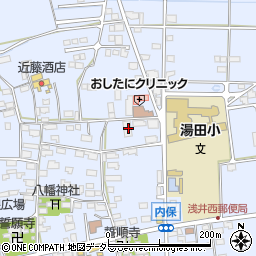 滋賀県長浜市内保町1163周辺の地図