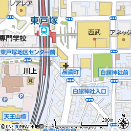 牛タンしゃぶしゃぶ 忍家 東戸塚駅前店周辺の地図