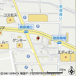 岐阜県本巣市政田1585-2周辺の地図