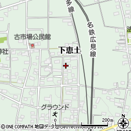 岐阜県可児市下恵土698周辺の地図