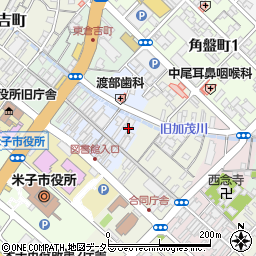 鳥取県米子市四日市町周辺の地図