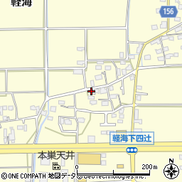 岐阜県本巣市軽海1275-2周辺の地図