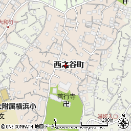神奈川県横浜市中区西之谷町16周辺の地図
