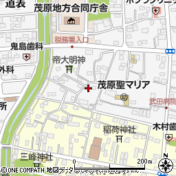 千葉県茂原市高師1070-3周辺の地図