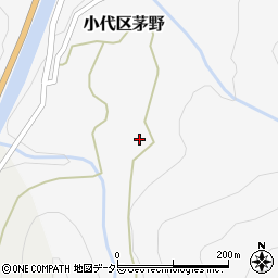 兵庫県美方郡香美町小代区茅野595周辺の地図