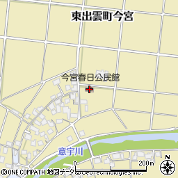 今宮春日公民館周辺の地図