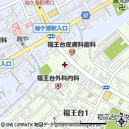 千葉興業銀行袖ケ浦支店 ＡＴＭ周辺の地図