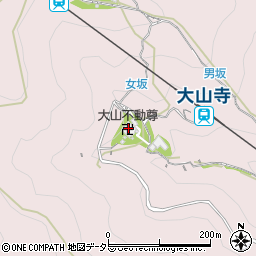 大山寺周辺の地図