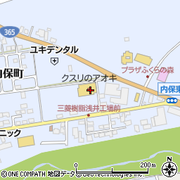 滋賀県長浜市内保町2709周辺の地図