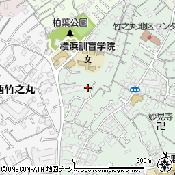 神奈川県横浜市中区竹之丸172周辺の地図