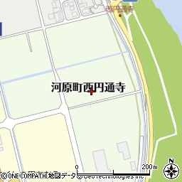 鳥取県鳥取市河原町西円通寺周辺の地図