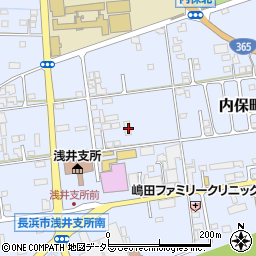 滋賀県長浜市内保町2520周辺の地図
