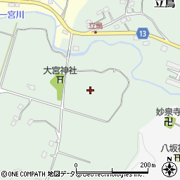 千葉県長生郡長柄町立鳥周辺の地図