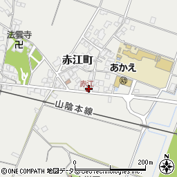 島根県安来市赤江町才下町周辺の地図