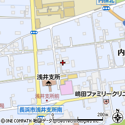 滋賀県長浜市内保町2525周辺の地図