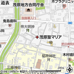 千葉県茂原市高師1070-4周辺の地図