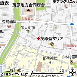 千葉県茂原市高師1070-2周辺の地図