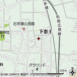 岐阜県可児市下恵土707周辺の地図