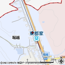 鳥取県八頭郡八頭町堀越周辺の地図