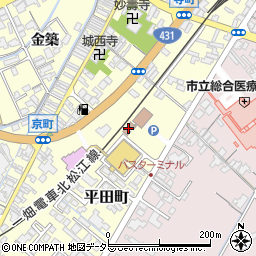 平田文化館周辺の地図