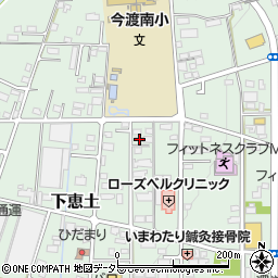 岐阜県可児市下恵土3017周辺の地図