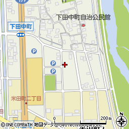鳥取県倉吉市下田中町1007周辺の地図