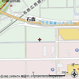 岐阜県可児市石森周辺の地図