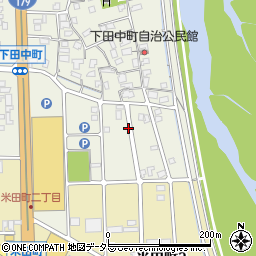 鳥取県倉吉市下田中町1015周辺の地図