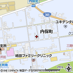 滋賀県長浜市内保町2790周辺の地図