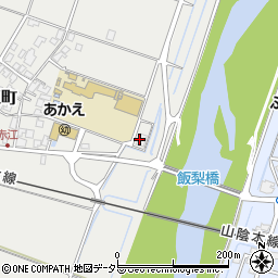 安来市役所　交流センター・公民館赤江地区学習等供用施設周辺の地図