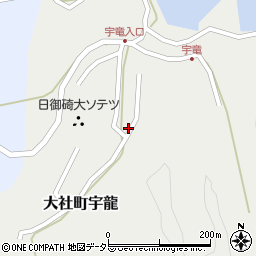 島根県出雲市大社町宇龍123周辺の地図
