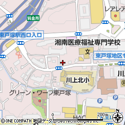 エコーバレー東戸塚周辺の地図