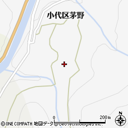 兵庫県美方郡香美町小代区茅野589周辺の地図