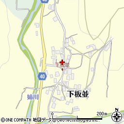 滋賀県米原市下板並533周辺の地図