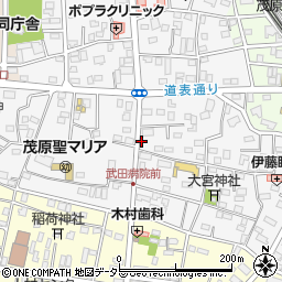 千葉県茂原市高師930周辺の地図