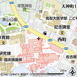 鳥取県米子市西町周辺の地図