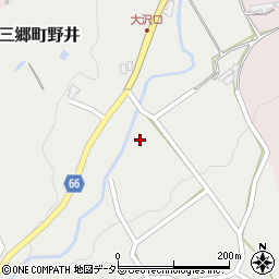 岐阜県恵那市三郷町野井1190周辺の地図