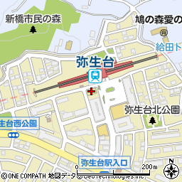 弥生台壱番館周辺の地図