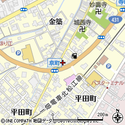 島根県出雲市平田町京町2016周辺の地図