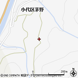 兵庫県美方郡香美町小代区茅野602周辺の地図