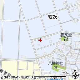 岐阜県安八郡神戸町安次118周辺の地図