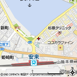 島根県安来市安来町2441周辺の地図