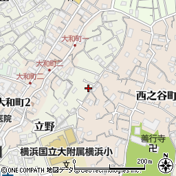 神奈川県横浜市中区立野32周辺の地図